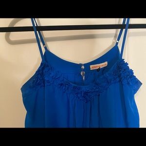 Rebecca Taylor silk blue tank